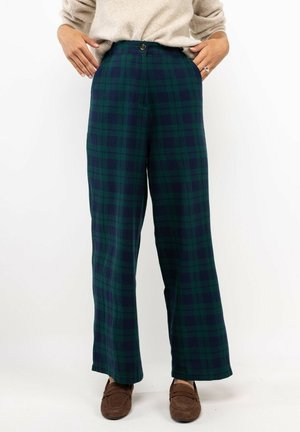 El Ganso, PANTALÓN CUADRO TARTÁN - Pantalones - azul