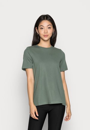 VMRUBA O NECK TEE - Jednoduché tričko - laurel wreath