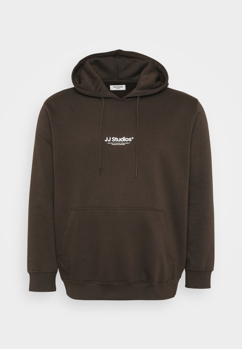 jack & jones Hoodie donkerbruin