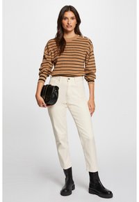 Morgan STRIPED - Maglione - camel