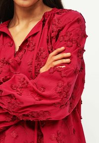 Next TIE NECK FLORAL-REGULAR FIT - Bluse - red