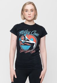 Paradiso Clothing MOTLEY CRUE HEELS SKINNY UNISEX - Print T-shirt - black