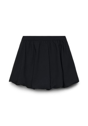 Calliope, PANTALONE TINTA UNITA - Puffball skirt - ultrablack