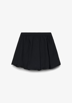 Calliope, PANTALONE TINTA UNITA - Puffball skirt - ultrablack