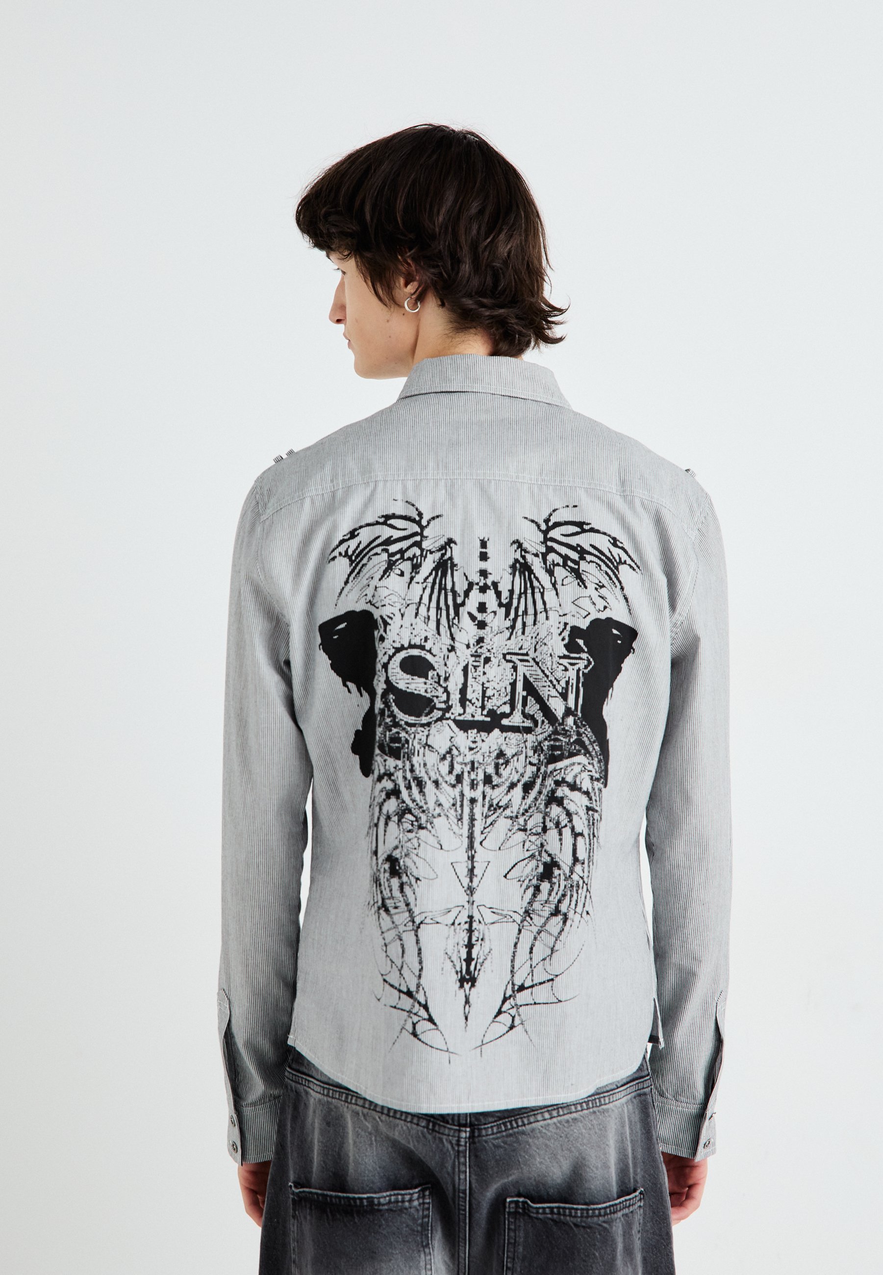 Jaded London FITTED - Shirt - grey - Zalando