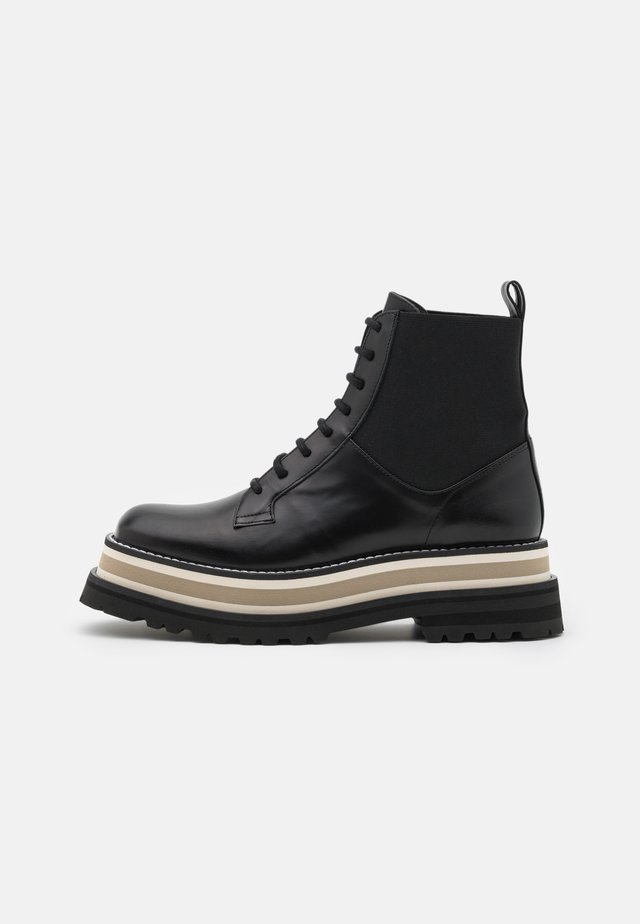 AYACU - Platform ankle boots - black