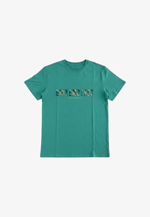 Bikkembergs, T-SHIRT BIKKEMBERGS - T-shirt con stampa - green