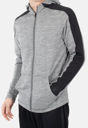 Sweater met rits - black