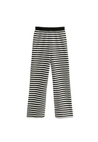 STRIPED - Trousers - black pattern
