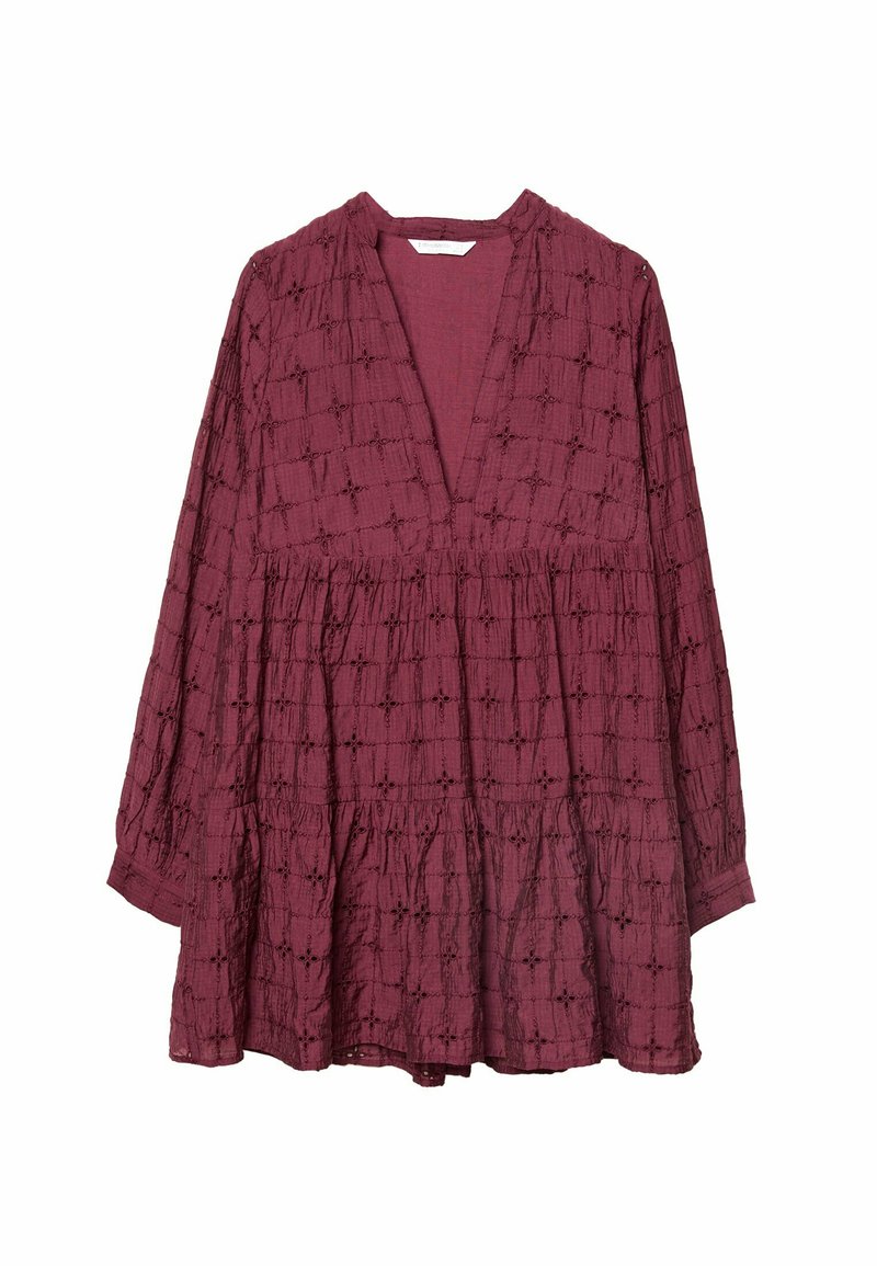 Stradivarius Jurk bordeauxrood