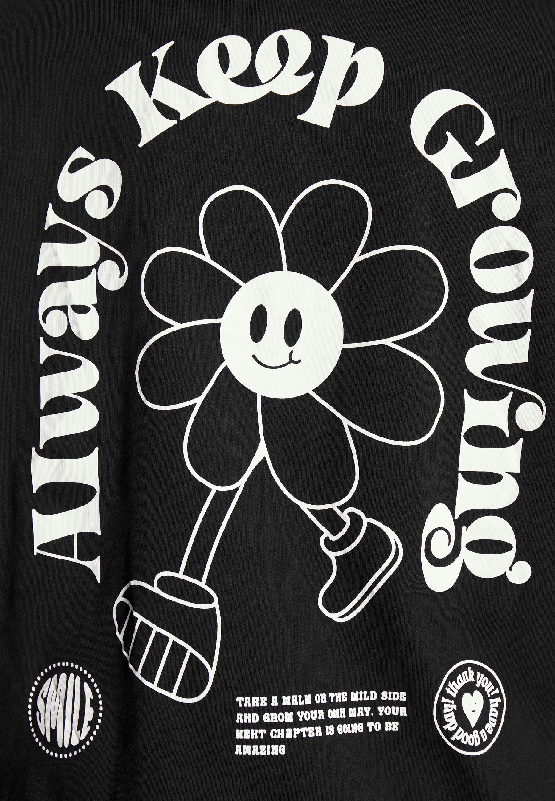 売れ筋商品|||イーブン アンド オド Tシャツ レディース トップス LIZ KEEP GROWING MASCOT / 802 - BLACK - Print T-shirt - 802 - black Even&Odd LIZ KEEP GROWING MASCOT / 802 - BLACK - Print T