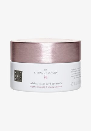 CHERRY BLOSSOM & RICE MILK SUGAR BODY SCRUB - FLORAL - THE RITUAL OF SAKURA - 300G - Body scrub - -