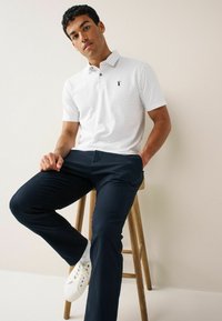 Next THREE PACK - Pólóing - white geo navy blue stripe teal blue
