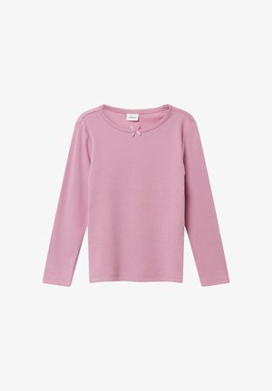 AVEC DÉTAIL DE NŒUD - Top dugih rukava - rosa