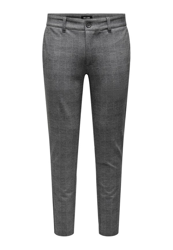 ONSMARK SLIM CHECK PANTS  - Trousers - limestone4
