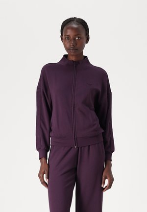FULL ZIP SWEATSHIRT - Pyjamasoverdel - mora blackberry