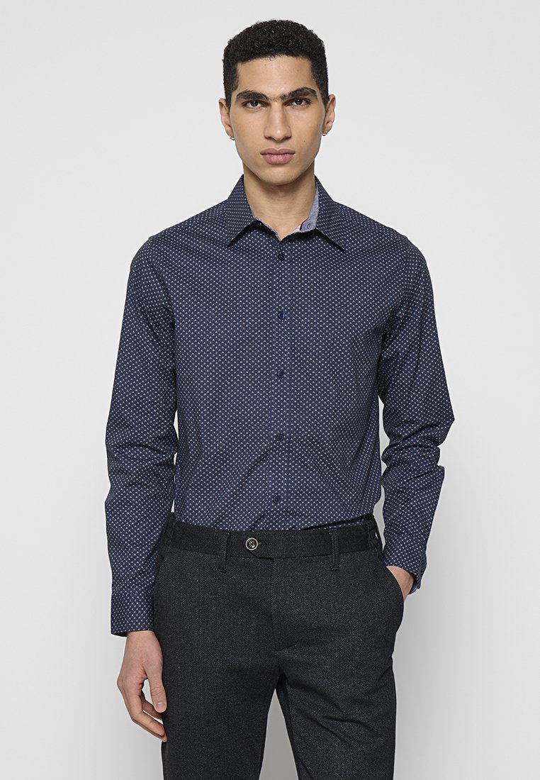 INDICODE JEANS Overhemd donkerblauw