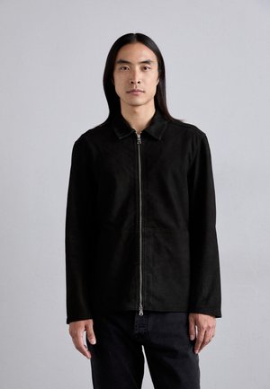 JONAH  - Leren jas - washed black