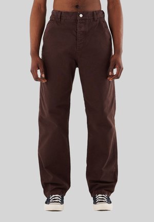 Jeans a sigaretta - burgundy