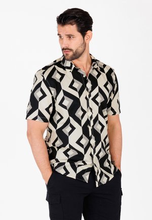 Key Largo TRACK PATTERNED - Shirt - black