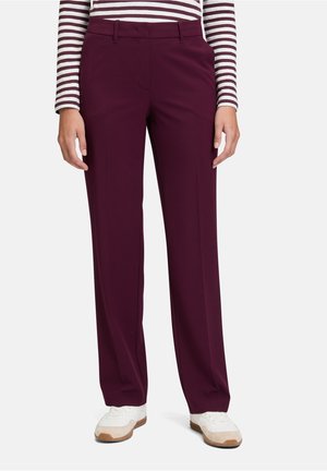 MIT TASCHEN - Pantaloni eleganti - dark aubergine