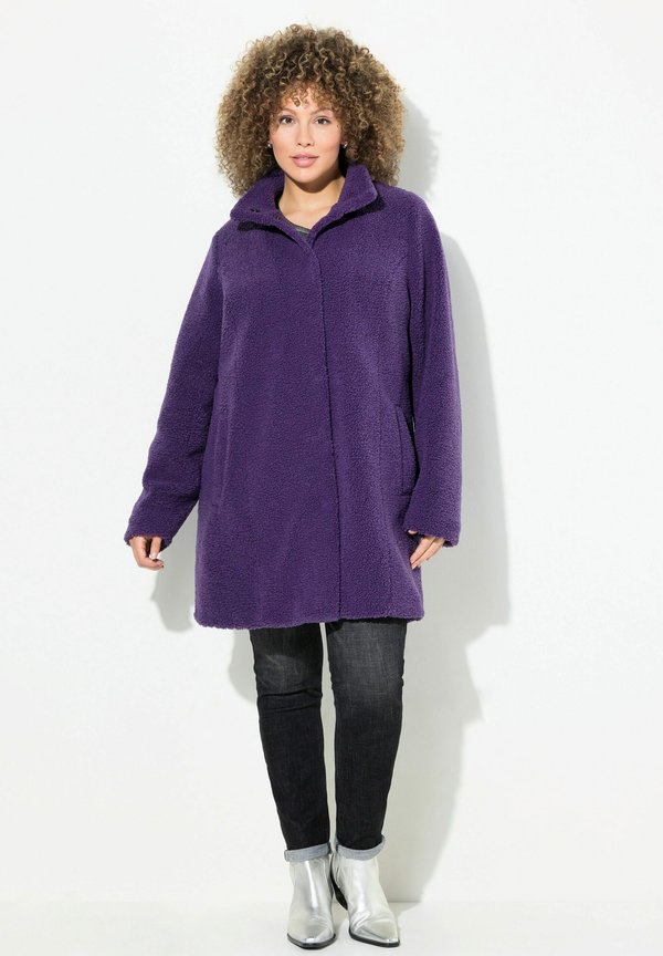 LONG TEDDY - Kurzmantel - violet