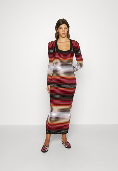 Missoni DRESS - Rochie maxi - multicolor/red/white/black