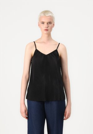 OLMCLAUDIA PLISSE SINGLET - Top - black