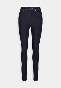 Vero Moda Tall VMTANYA PIPING - Calças de ganga de corte skinny - dark blue denim