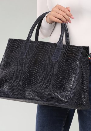 DrachenLeder, Handtasche - dunkelblau