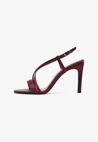 No seleccionado, dark red