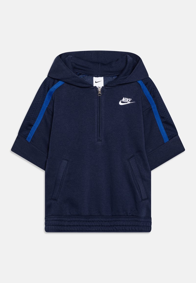 Nike Performance B C O B SS - Felpa con cappuccio - midnight navy/white