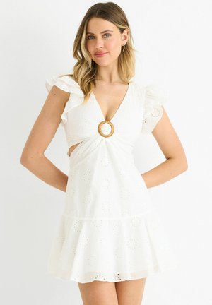 Hollister Co. Hollister Sofia Drop-Waist Bubble Skort Dress - Day dress -  navy/dark blue - Zalando.co.uk