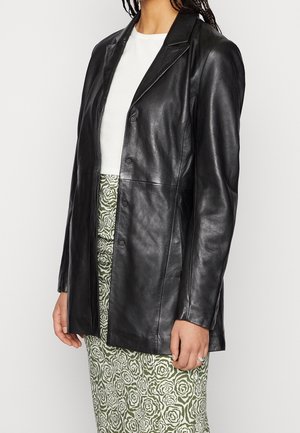 Leren jas - black