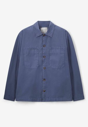MIT AUFGENÄHTEN TASCHEN - Veste légère - blau
