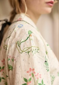 Cath Kidston REGULAR FIT - Pižamos komplektas - ecru roots print