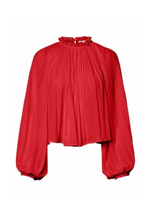 YAS, OBERTEIL MIT LANGEN ÄRMELN YASBELLA - Bluse - tomato