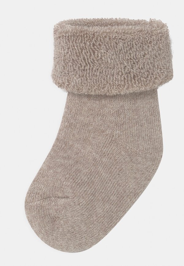 NEWBORN UNISEX 6 PACK - Socks - dunkel beige3