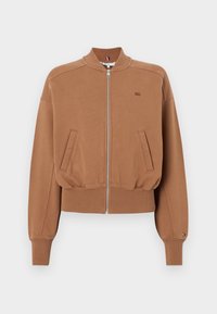 TONAL FLAG TERRY ZIP UP  - Bomber Jacket - hickory