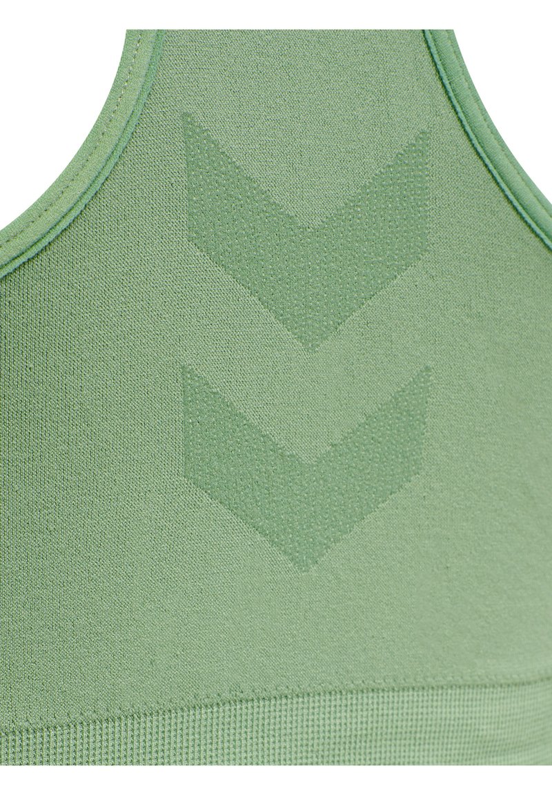 Damen Sportbekleidung | Hummel HMLTIF SEAMLESS Sport-BH mit mittlerer Stützkraft green/grün - YX68731 Damen Sportbekleidung | Hummel HMLTIF SEAMLESS Sport-BH mit mittlerer Stützkraft green/grün - YX68731