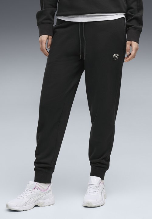 PUMA ESSENTIALS ELEVATED JOGGINGHOSE - Tracksuit bottoms - black — foto 2