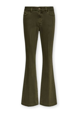 Elena Mirò, PANTALONI FLARE - Trousers - verde militare