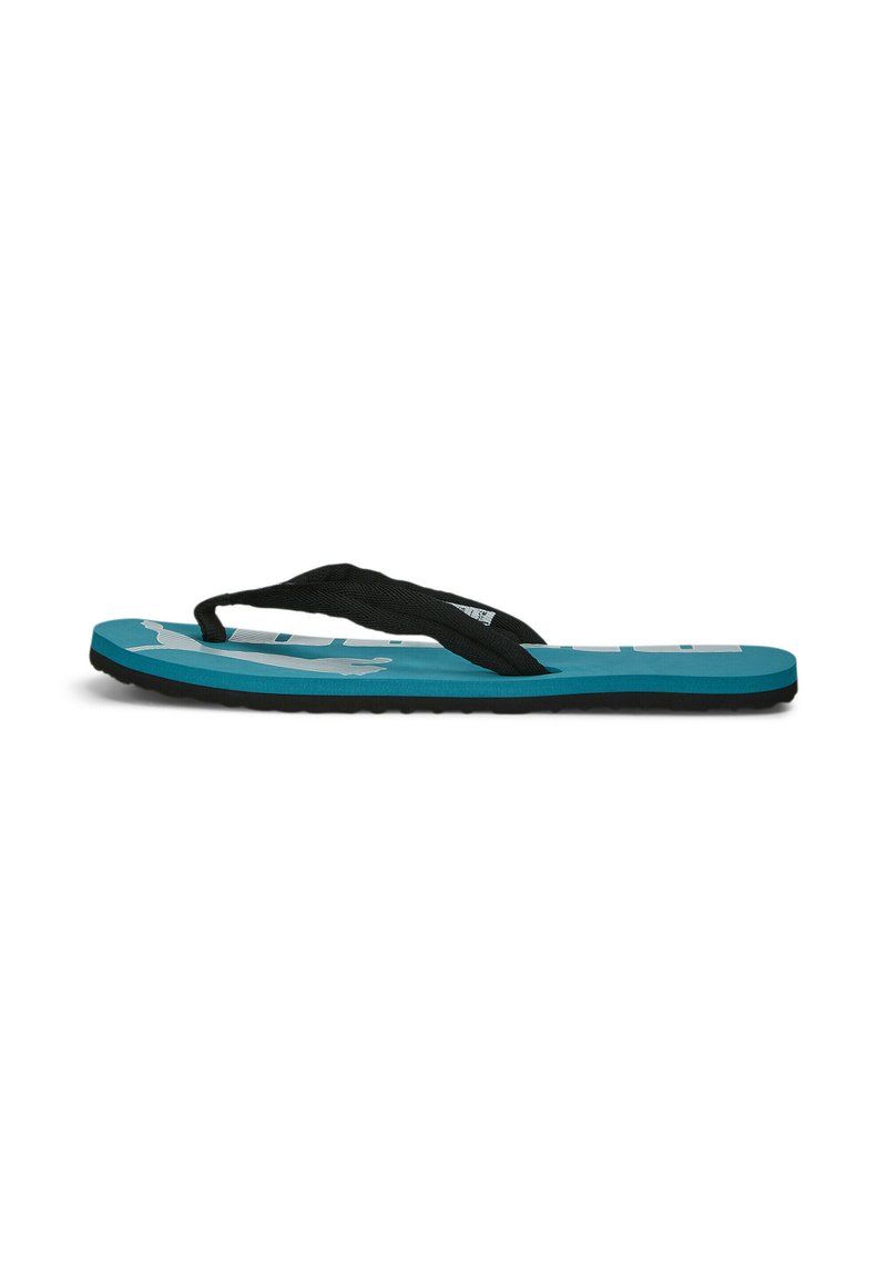 Puma EPIC FLIP V2 - T-bar sandals - green lagoon platinum gray black ...