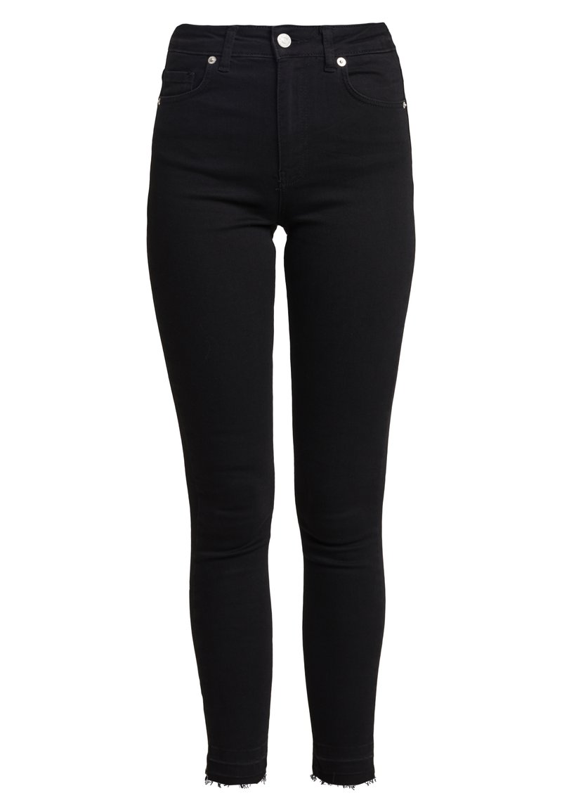 NA-KD Jeans Skinny Fit zwart denim/blackdenim