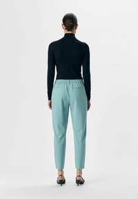 Object OBJLISA SLIM PANT - Püksid - dusty turquoise