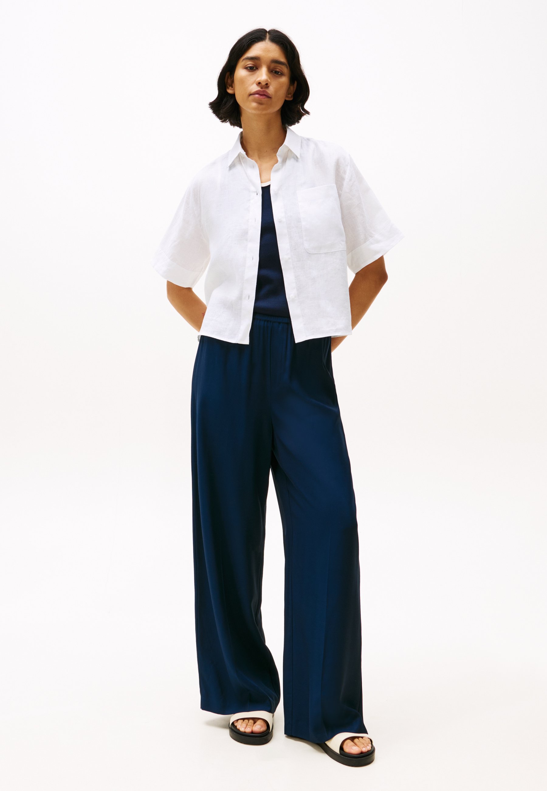 売れ筋商品|||トミー ヒルフィガー シャツ レディース トップス RELAXED SHIRT - Button-down blouse - optic white Tommy Hilfiger RELAXED SHIRT - Button-down blouse - optic
