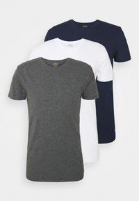 CREW 3 PACK - Aluspaita - navy/charcoal/white