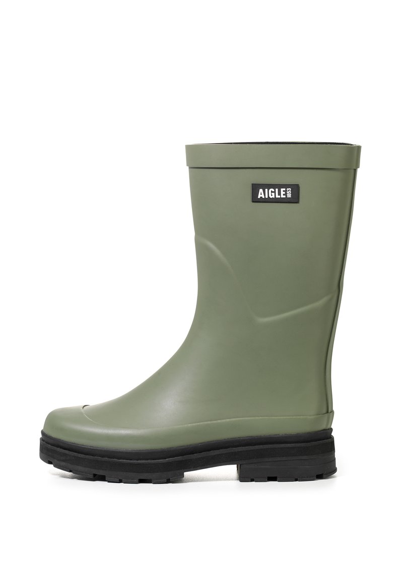 Aigle MID RAIN - Gumáky - olive oyl