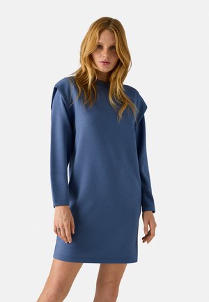 LISO MANGA LARGA - Vestido informal - blue