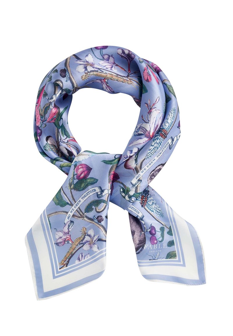 Vintage Light Blue Foulard